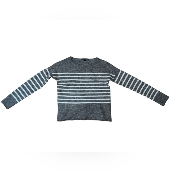 state cashmere Sweaters - Women’s State Cashmere Striped Crewneck Sweater